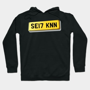 SE17 KNN Kennington Number Plate Hoodie